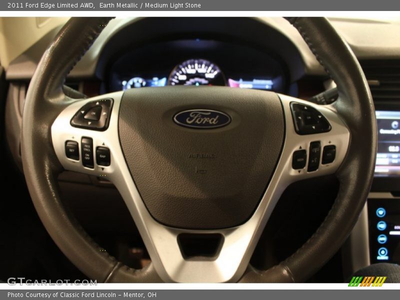 Earth Metallic / Medium Light Stone 2011 Ford Edge Limited AWD