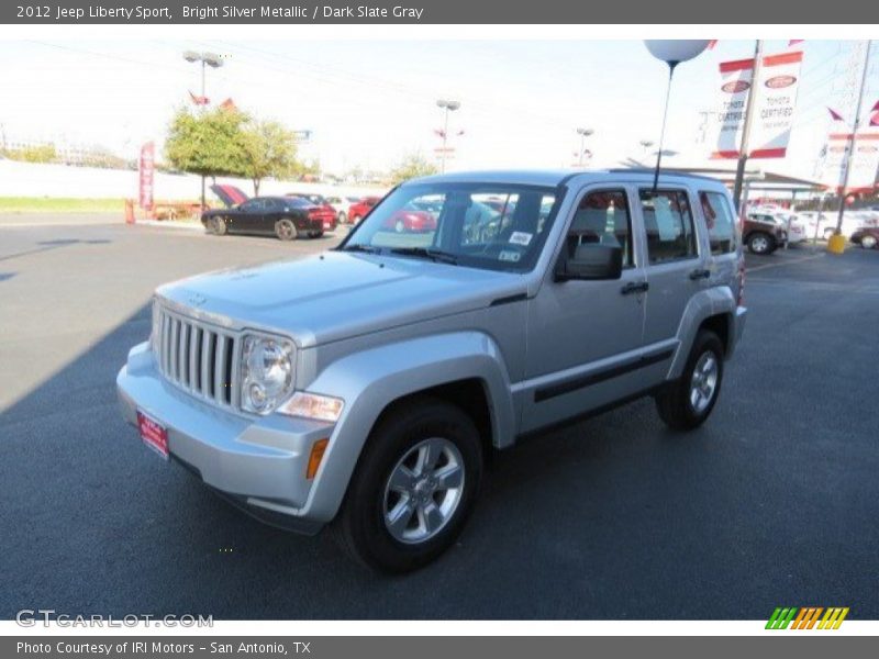 Bright Silver Metallic / Dark Slate Gray 2012 Jeep Liberty Sport