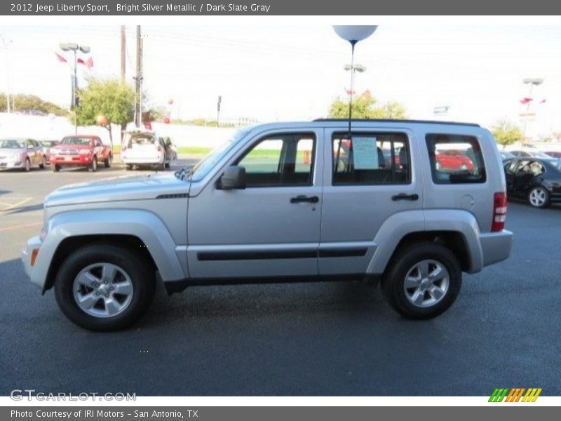 Bright Silver Metallic / Dark Slate Gray 2012 Jeep Liberty Sport