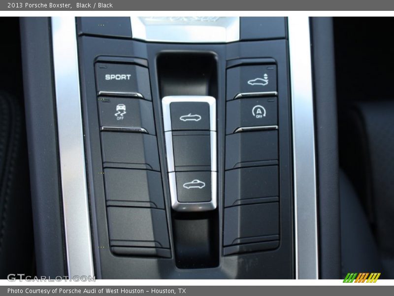 Controls of 2013 Boxster 