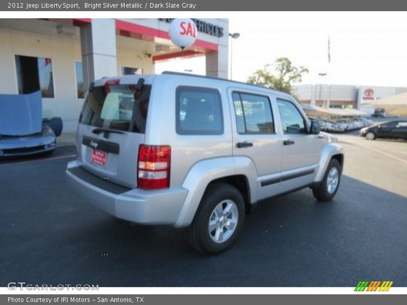 Bright Silver Metallic / Dark Slate Gray 2012 Jeep Liberty Sport
