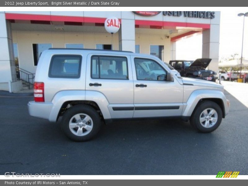 Bright Silver Metallic / Dark Slate Gray 2012 Jeep Liberty Sport