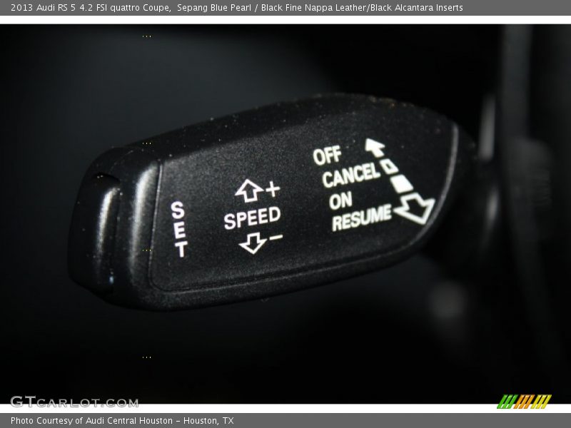 Sepang Blue Pearl / Black Fine Nappa Leather/Black Alcantara Inserts 2013 Audi RS 5 4.2 FSI quattro Coupe