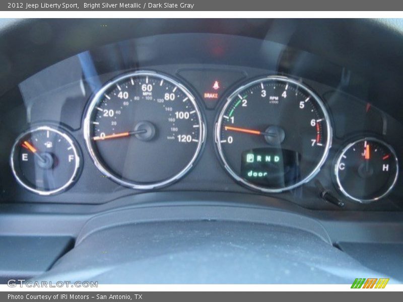 Bright Silver Metallic / Dark Slate Gray 2012 Jeep Liberty Sport