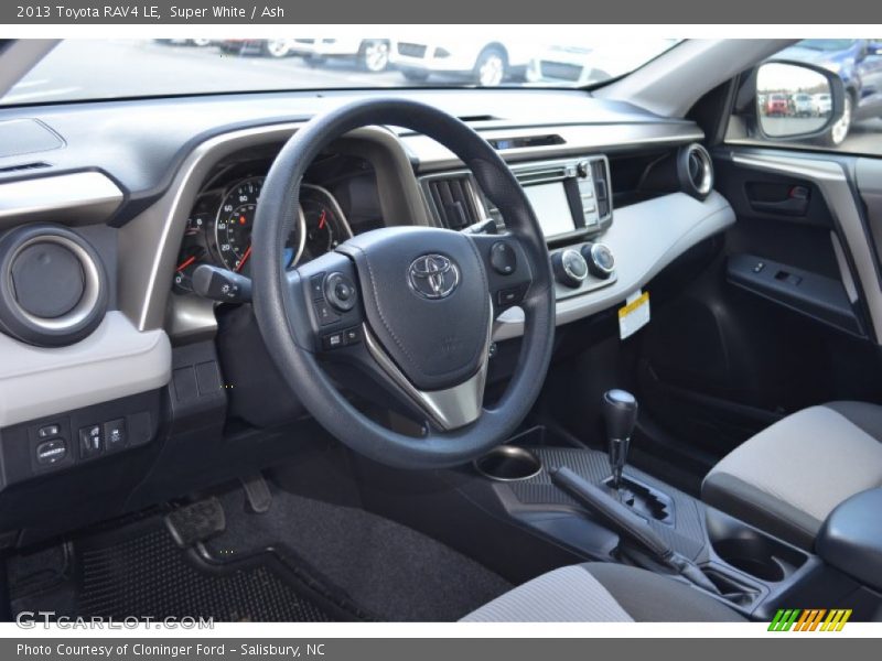 Super White / Ash 2013 Toyota RAV4 LE
