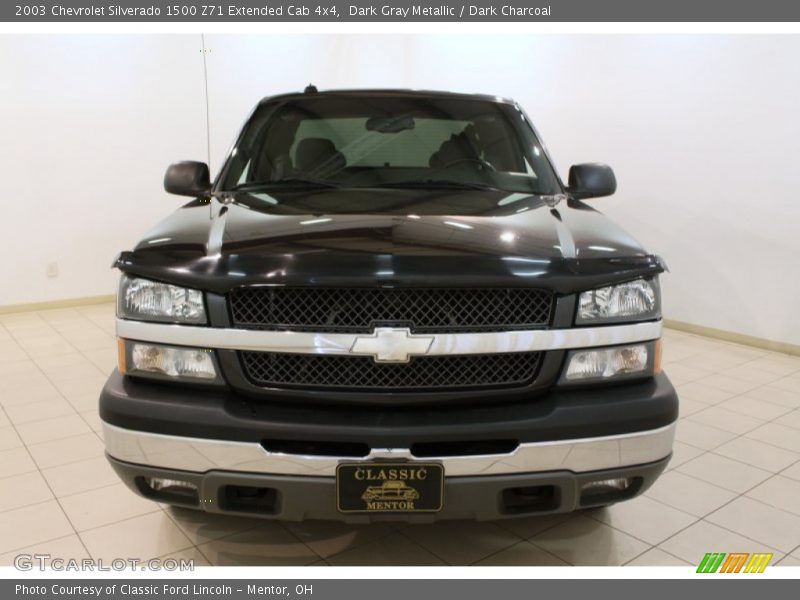 Dark Gray Metallic / Dark Charcoal 2003 Chevrolet Silverado 1500 Z71 Extended Cab 4x4