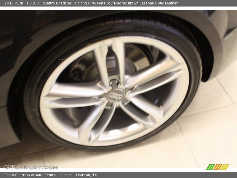 Oolong Gray Metallic / Madras Brown Baseball Optic Leather 2013 Audi TT S 2.0T quattro Roadster