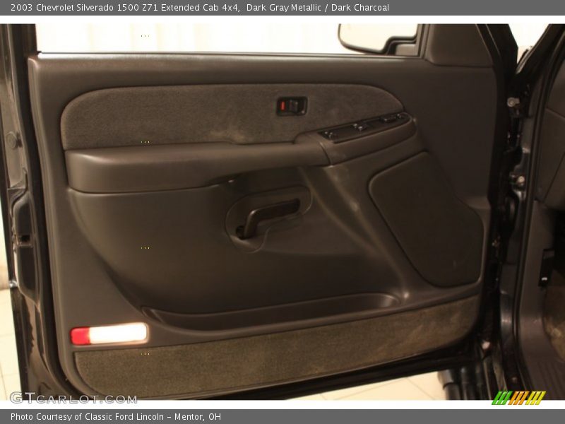 Dark Gray Metallic / Dark Charcoal 2003 Chevrolet Silverado 1500 Z71 Extended Cab 4x4
