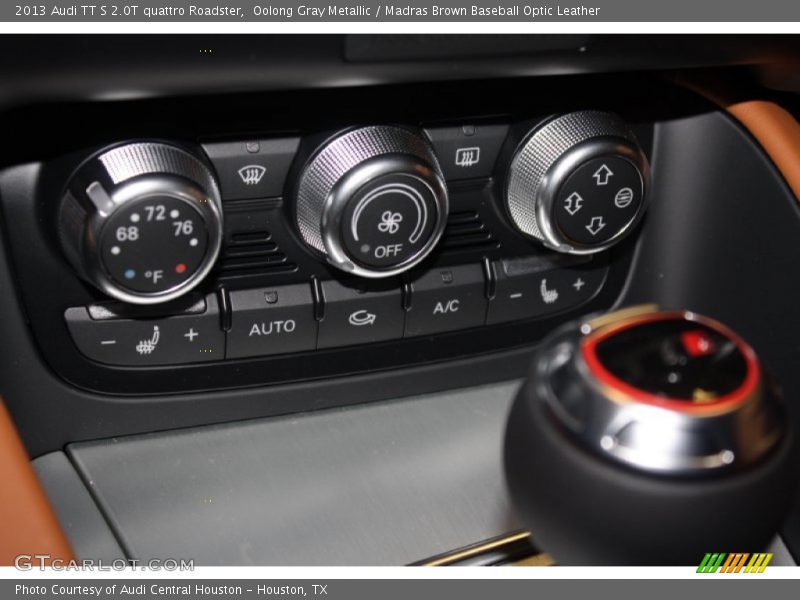 Controls of 2013 TT S 2.0T quattro Roadster