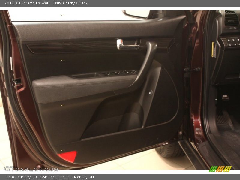 Dark Cherry / Black 2012 Kia Sorento EX AWD