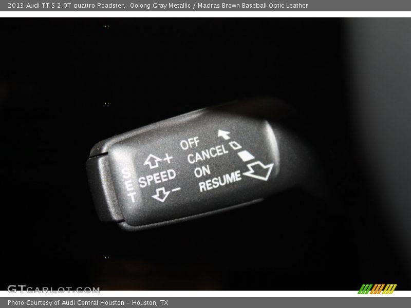 Controls of 2013 TT S 2.0T quattro Roadster