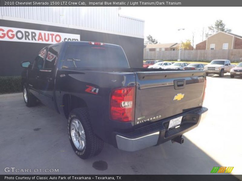 Imperial Blue Metallic / Light Titanium/Dark Titanium 2010 Chevrolet Silverado 1500 LTZ Crew Cab
