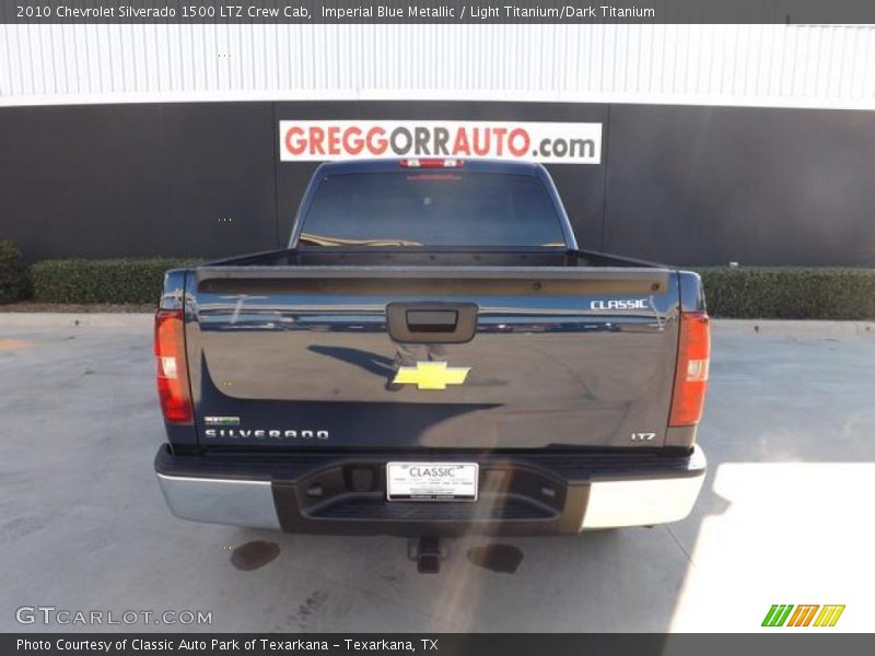 Imperial Blue Metallic / Light Titanium/Dark Titanium 2010 Chevrolet Silverado 1500 LTZ Crew Cab
