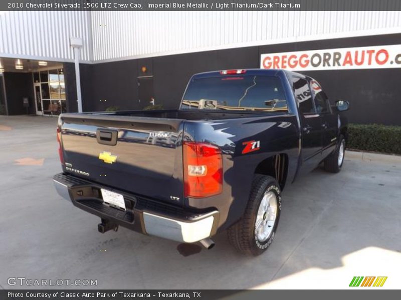 Imperial Blue Metallic / Light Titanium/Dark Titanium 2010 Chevrolet Silverado 1500 LTZ Crew Cab