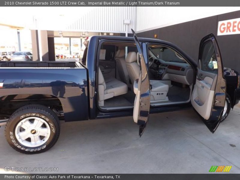 Imperial Blue Metallic / Light Titanium/Dark Titanium 2010 Chevrolet Silverado 1500 LTZ Crew Cab