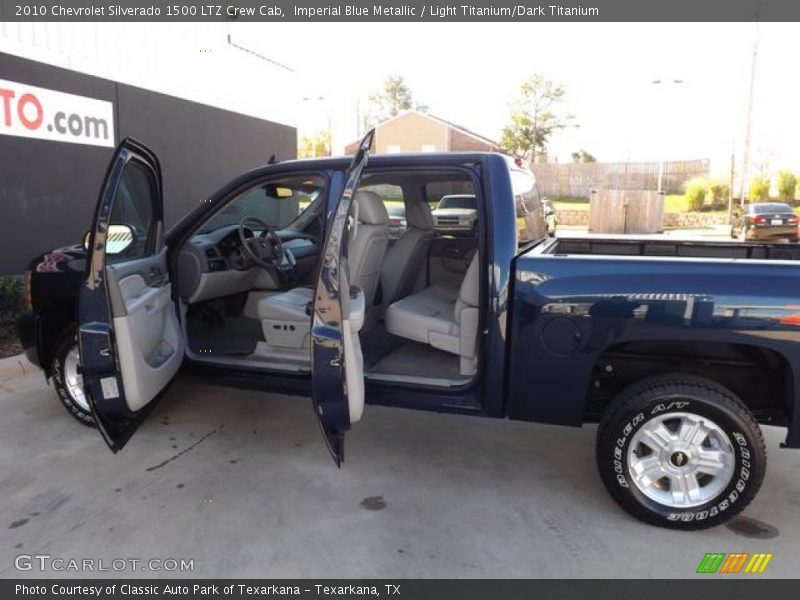 Imperial Blue Metallic / Light Titanium/Dark Titanium 2010 Chevrolet Silverado 1500 LTZ Crew Cab