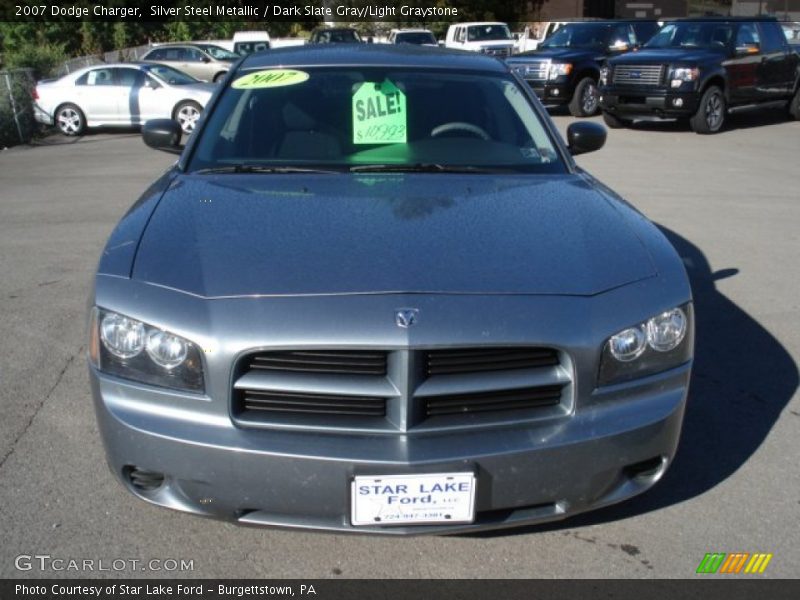 Silver Steel Metallic / Dark Slate Gray/Light Graystone 2007 Dodge Charger