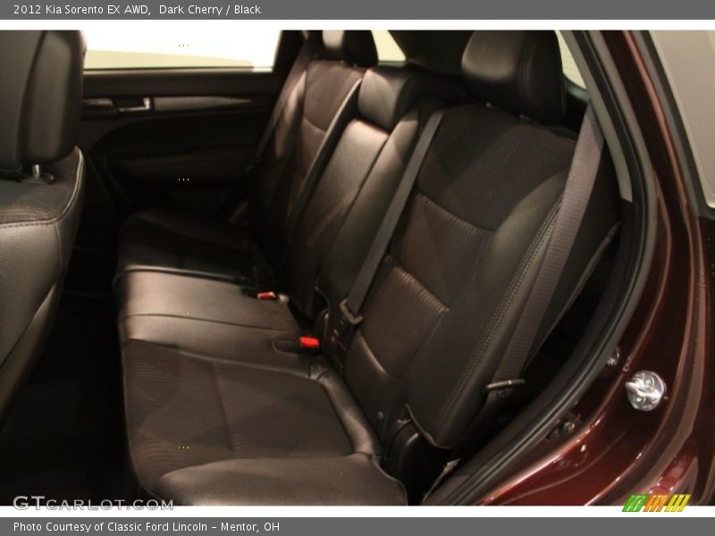 Dark Cherry / Black 2012 Kia Sorento EX AWD