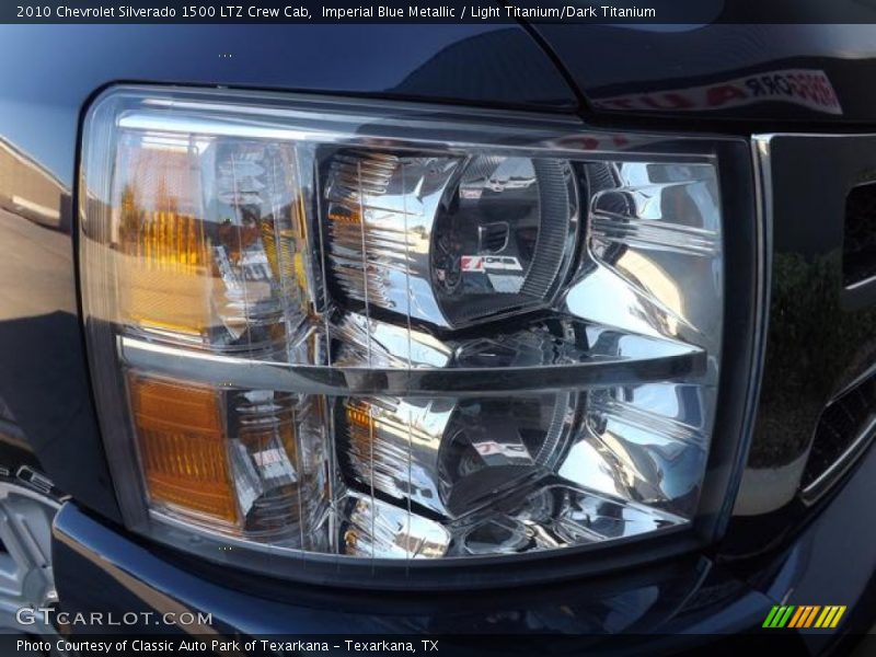 Imperial Blue Metallic / Light Titanium/Dark Titanium 2010 Chevrolet Silverado 1500 LTZ Crew Cab