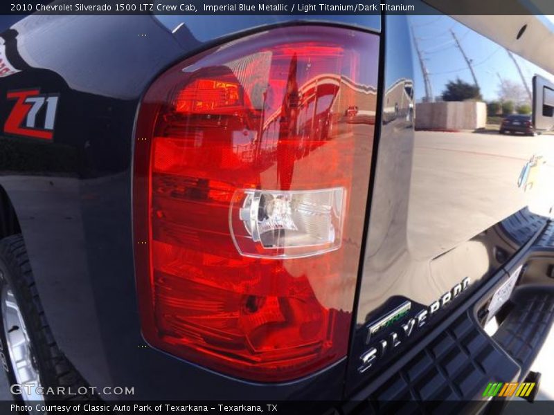 Imperial Blue Metallic / Light Titanium/Dark Titanium 2010 Chevrolet Silverado 1500 LTZ Crew Cab