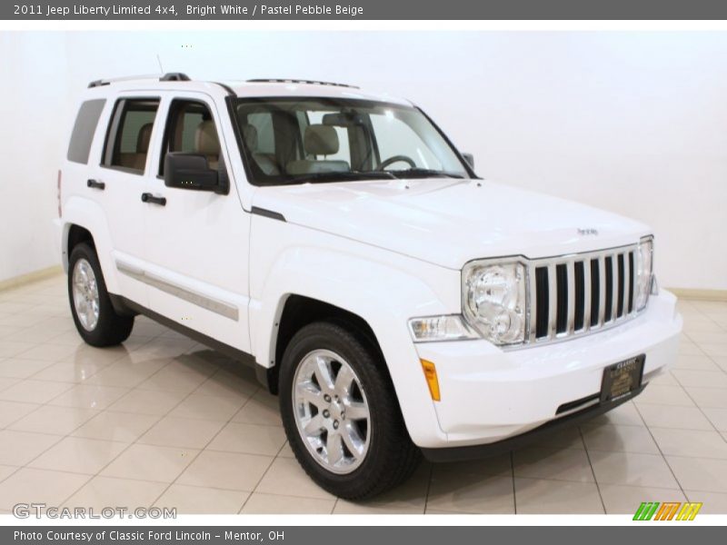 Bright White / Pastel Pebble Beige 2011 Jeep Liberty Limited 4x4