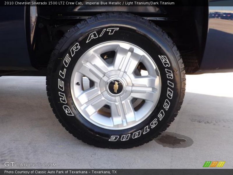 Imperial Blue Metallic / Light Titanium/Dark Titanium 2010 Chevrolet Silverado 1500 LTZ Crew Cab