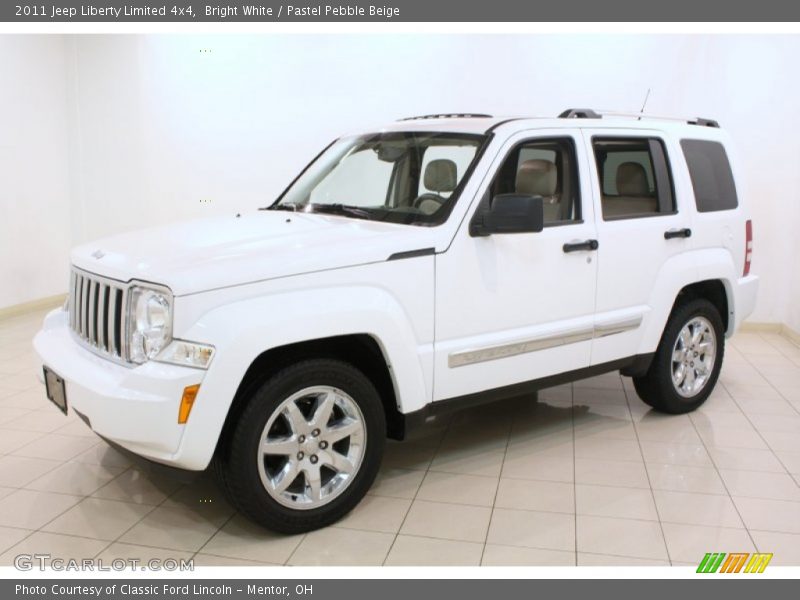 Bright White / Pastel Pebble Beige 2011 Jeep Liberty Limited 4x4