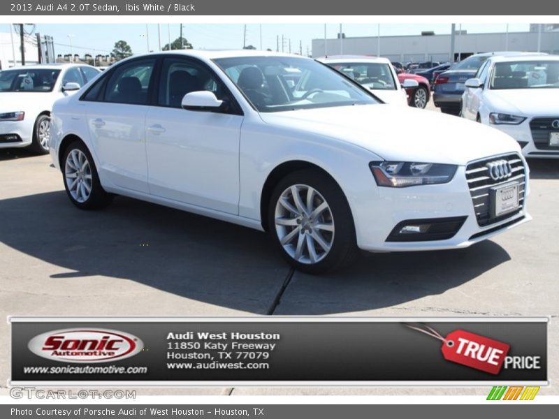 Ibis White / Black 2013 Audi A4 2.0T Sedan