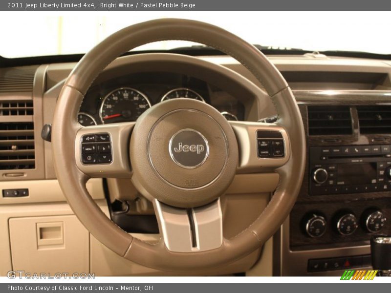 Bright White / Pastel Pebble Beige 2011 Jeep Liberty Limited 4x4