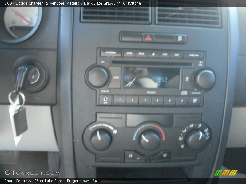 Silver Steel Metallic / Dark Slate Gray/Light Graystone 2007 Dodge Charger