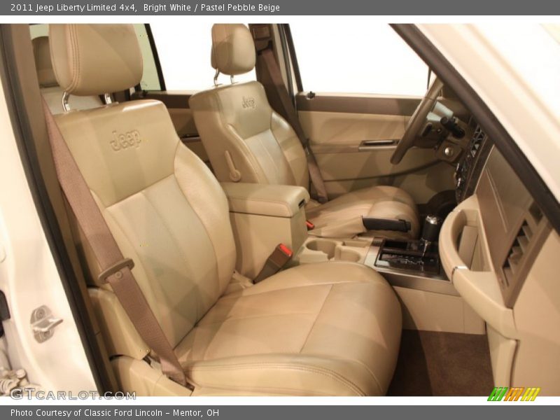 Bright White / Pastel Pebble Beige 2011 Jeep Liberty Limited 4x4