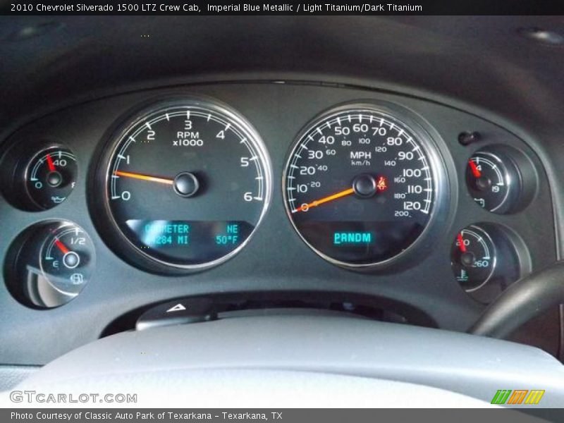 Imperial Blue Metallic / Light Titanium/Dark Titanium 2010 Chevrolet Silverado 1500 LTZ Crew Cab