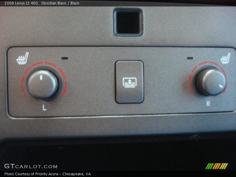 Obsidian Black / Black 2009 Lexus LS 460
