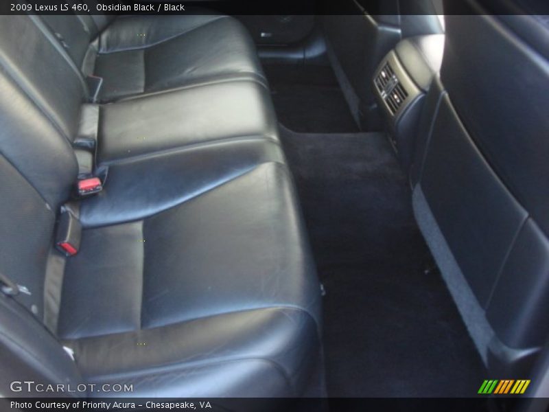 Obsidian Black / Black 2009 Lexus LS 460