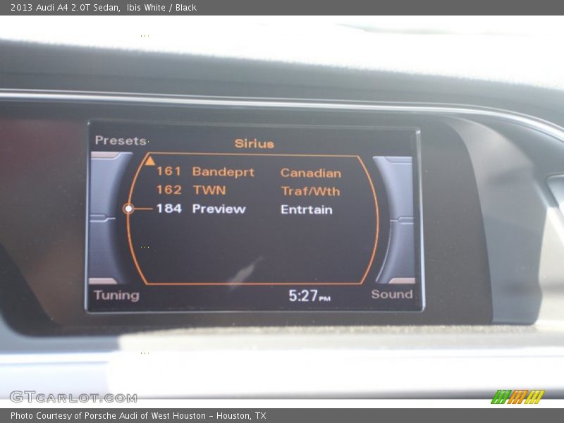 Ibis White / Black 2013 Audi A4 2.0T Sedan