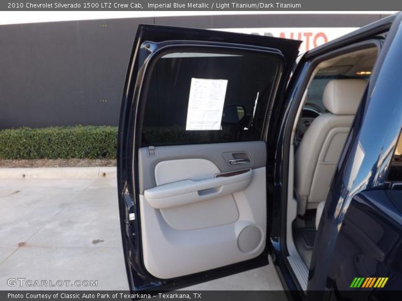 Imperial Blue Metallic / Light Titanium/Dark Titanium 2010 Chevrolet Silverado 1500 LTZ Crew Cab