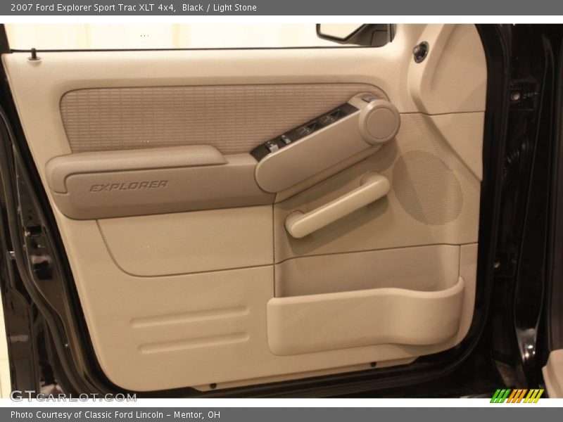 Black / Light Stone 2007 Ford Explorer Sport Trac XLT 4x4