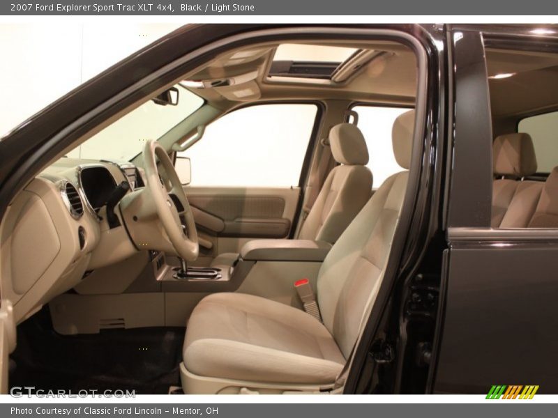 Black / Light Stone 2007 Ford Explorer Sport Trac XLT 4x4