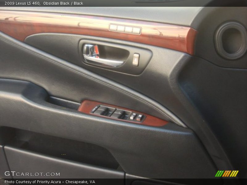 Obsidian Black / Black 2009 Lexus LS 460