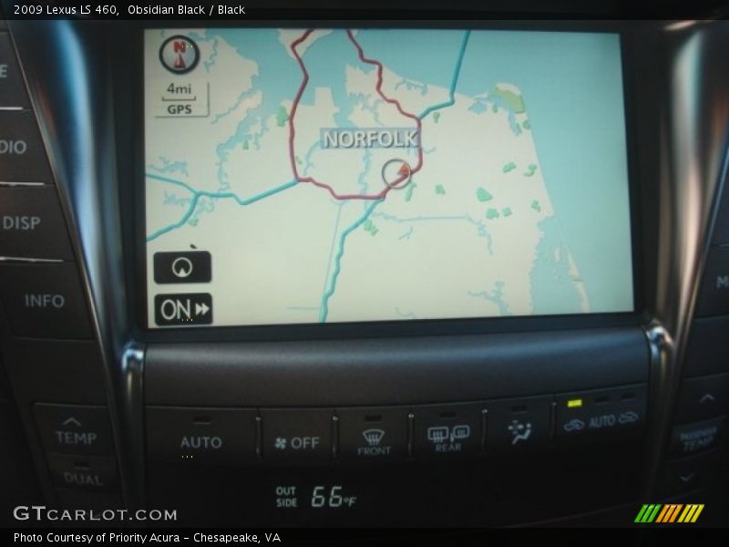 Obsidian Black / Black 2009 Lexus LS 460