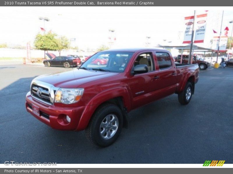 Barcelona Red Metallic / Graphite 2010 Toyota Tacoma V6 SR5 PreRunner Double Cab