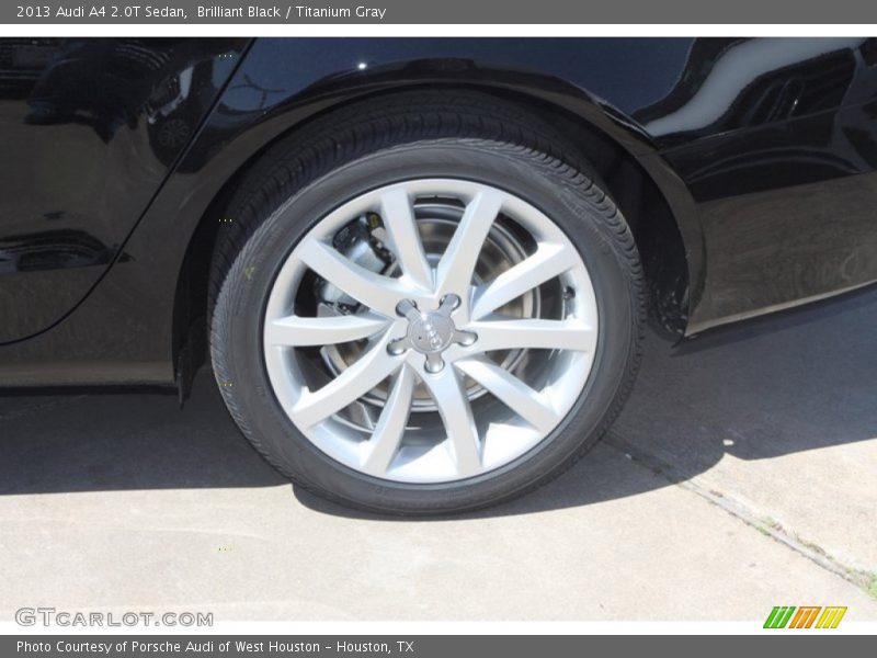 Brilliant Black / Titanium Gray 2013 Audi A4 2.0T Sedan