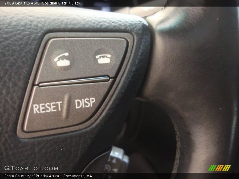 Obsidian Black / Black 2009 Lexus LS 460