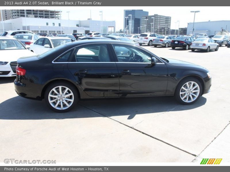 Brilliant Black / Titanium Gray 2013 Audi A4 2.0T Sedan