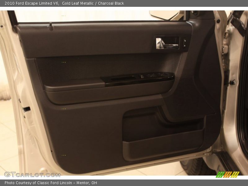 Gold Leaf Metallic / Charcoal Black 2010 Ford Escape Limited V6