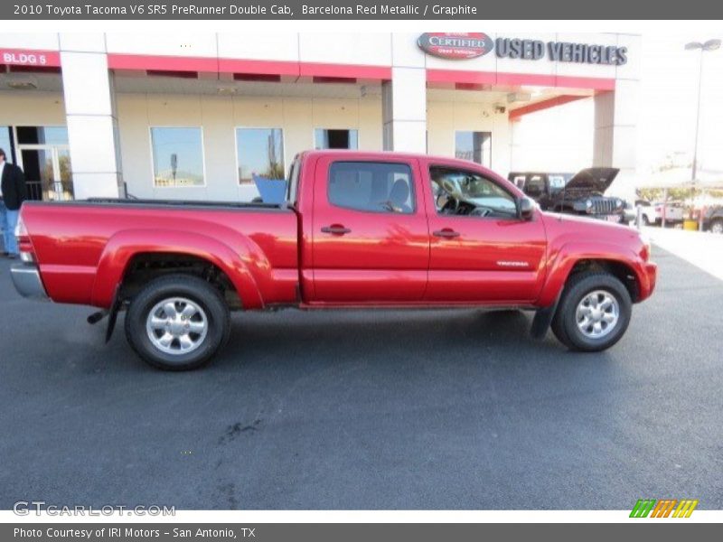 Barcelona Red Metallic / Graphite 2010 Toyota Tacoma V6 SR5 PreRunner Double Cab