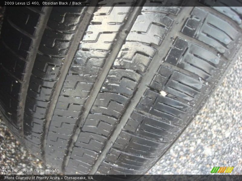 Obsidian Black / Black 2009 Lexus LS 460