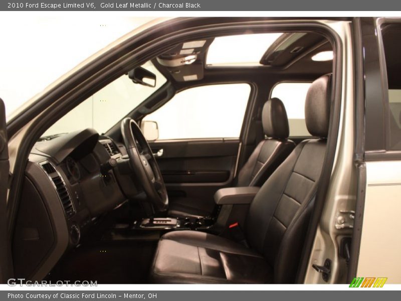 Gold Leaf Metallic / Charcoal Black 2010 Ford Escape Limited V6