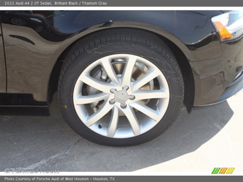 Brilliant Black / Titanium Gray 2013 Audi A4 2.0T Sedan