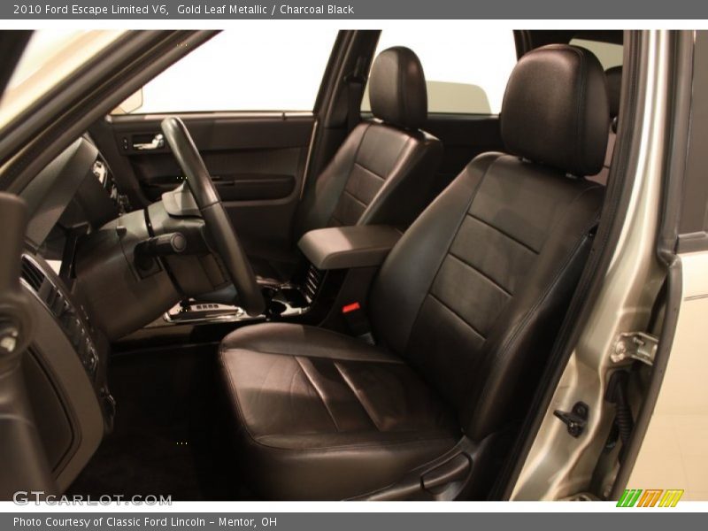  2010 Escape Limited V6 Charcoal Black Interior